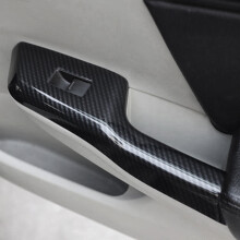 4 StüCk Karbon Faser Auto TüR Fenster Heber Schalter Panel Abdeckung Trim für 9Th 2012 2013 2014 RHD