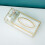 Gold Tissue Box Rectangular Clear Glass Paper Tissue Box for Home Tissue Dispenser Geometric Glass Tissue Box 7