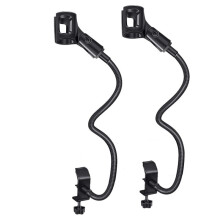 2 PçS Microfone Suporte AjustáVel Suportes de Mesa FlexíVel Gooseneck Suportes de Mesa Grampo Equipamento de GravaçãO para Palestra de ReuniãO
