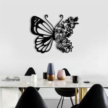 Butterfly and Flower Resin Mold Epoxy Silicone Mold DIY Wall Living Room Pendant (Butterfly)