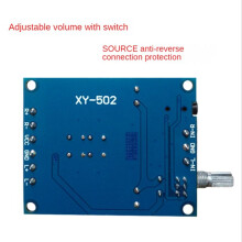 XY-502 Amplificateur de Puissance NuméRique 2 Canaux StéRéO Haute Puissance 2X50W TPA3116D2 Subwoofer Module de Carte Amplificateur Audio
