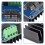 2Pcs BTS7960 43A High Power Motor Driver Module  Car Driver Module for  Current Limit 2