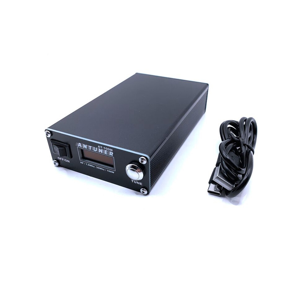 Universal 1.8Mhz-30Mhz Atu-100 Atu-100M 100W Qrp Antenna Auto Tuner+Swr Meter 2 In 1 For Radio Usdx G1m Ft-818 817 4711637428483