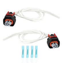Kit de Connecteurs de Faisceau de Câbles D'Injecteur de Voiture 2 Pièces 19368140 pour pour 2500 3500, Neuf, Haute Qualité, Multi-Usages