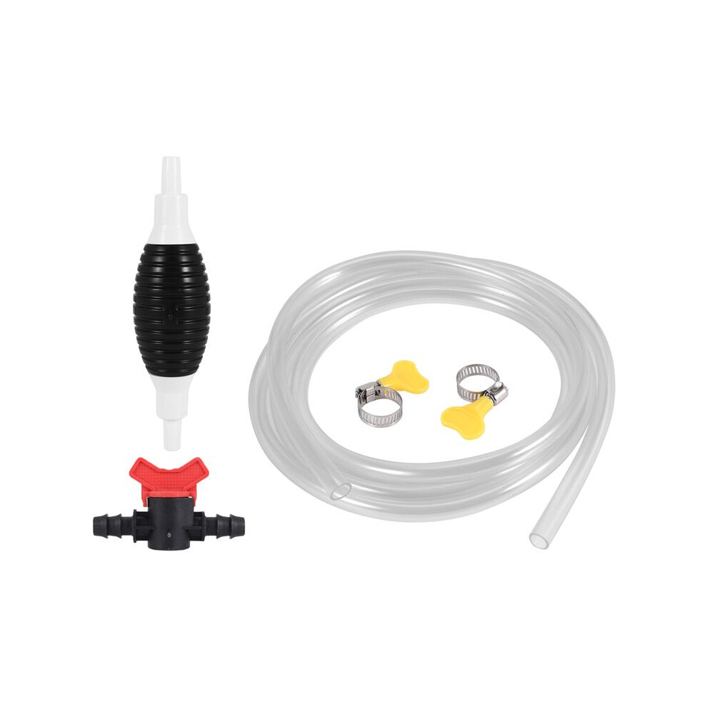 Multifunction Liquid Sucker Pump, Manual Fuel Transfer Pump Gasoline Siphon Hose, Portable Siphon Pump(3Meter) 4713120637242