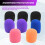 Handheld Microphone Protection Silicone Ring Anti Rolling Bottom Rod Sleeve Holder Microphone Covers Foam 3