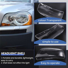 1 Pair Headlight Shell Lamp Shade Transparent Lens Cover Headlight Cover for XC90 2004-2013