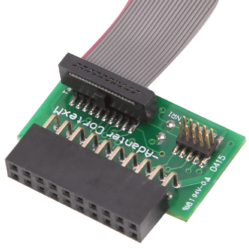 Carte D'Interface Ronde de Câble JTAG (2X10 2,54 Mm) Vers SWD (2X10 1,27) 2