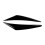 Car Front Headlight Eyebrow  Light Eyelid Eyebrow Resin Headlight Eyebrow for  3 2017-2019 1