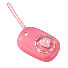 Niedlicher Handwärmer, 2 Wärmestufen, 250 MAh, Elektrischer Tragbarer Taschenheizer, USB-Handwärmer, Erwärmung für Drinnen und Draußen, Lange B
