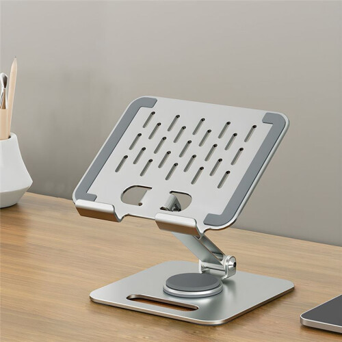 Laptop Stand Aluminium Alloy Ergonomic Riser Tablet Holder Cooling Bracket 360 for   Notebook 1