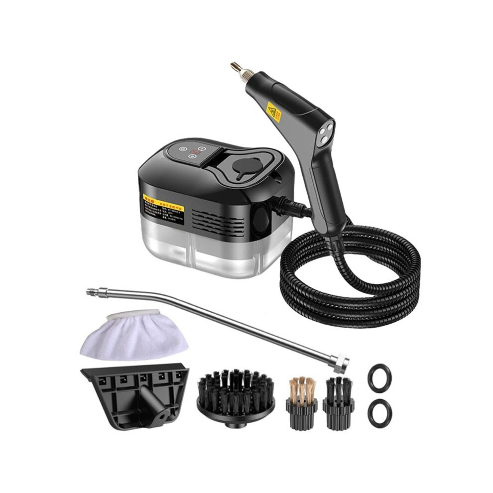High-Efficiency Handheld Steam Cleaner With Advanced Sterilizations For Home Car Kitchen Air Conditioner Eu Plug Black 6031947272421
