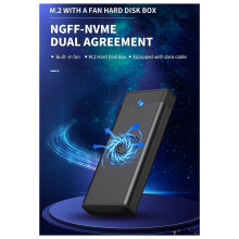 M2 SSD Case M.2 NVMe SSD Enclosure Adapter 10Gbps USB 3.2 Gen2 USB C External Enclosure Supports M and B M Keys