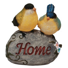 Simulated Stone Bird Garden Decorated Resin Animal Garden Figurines Statue Yard Yard Lawn B