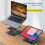 Supporto Regolabile per Laptop Supporto Pieghevole In Alluminio per Laptop Supporto Portatile per Notebook e Tablet per  Air Pro 6