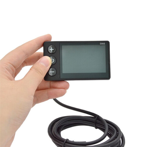S866 24V/36V/48V Electric Bicycle Display S866 LCD Screen Meter Ebike Power Assisted Scooter Control Panel Dashboard 1