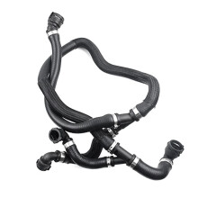 Engine Expansion Tank Radiator Hose Rubber Water Coolant Pipe for E70 E71 X5 X6 35IX 40IX 17127576371