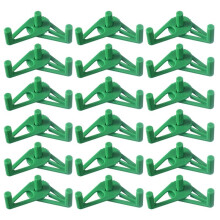 50 STUKS Plantentakken Bender Trainingsclips Tuintrainerclips 360 Verstelbare Houder voor Stresstrainingsgereedschap Groen