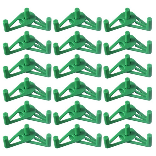 50PCS Plant Branches Bender Training Clips Garden Trainer Clips 360Adjustable Holder for Stress Training Tools Green