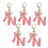 N Style Letter Keychain Cute Initial Letter Keychain Handle Pendant 2