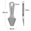 Titanium EDC Pry Bar  Titanium Alloy  Keychain Pendant EDC Tool Camping Accessory 5