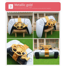 Volante para PS5 Manejar Juego Joystick Juego de Carreras Controlador Auxiliar Accesorios de Manejar de Juego H