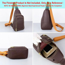 Sling Bag Acrylic Template,Leather Pattern Acrylic Leather Templates for Capacity Crossbody Backpack,AAB-863