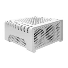 Computer Case Desktop ITX Small Case Living Room  HTPC Horizontal Novelty Case White