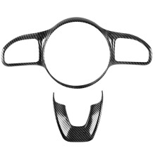 2PCS Car Steering Wheel Button Frame Sticker Trim for W177 W205 W213 Sport Edition 2019-2020