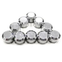 Capuchons de Protection Chromés pour Vis de Moteur pour Touring Road Glide Softail