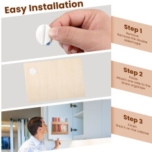 Wooden Reusable Straw Dispenser Organizer Adhesive No Drill Installation Eco-Friendly Countertop Storage