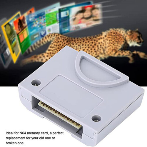256Kb Replacement Memory Card for N64 Game Console Controller Plug and  for N64 Memory Card 2