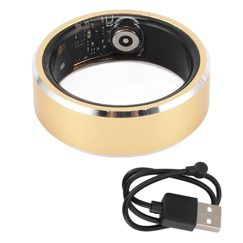 Smart-BT-Ring 18mAh Gold Größe 8 IP68 BLE 5.1 2