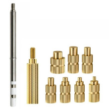 T65 Soldering Iron Tip Heat Insert Nut Adaptors M2-M8 for T85 T75 HS01 GD300 SH72 RGS65 Insertion Kit 3D Print Accessor