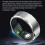 Smart Ring 18mAh EcTri Silber Größe 8 IP68 5