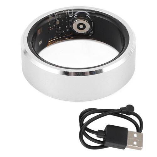Smart Ring 18mAh EcTri Silber Größe 8 IP68 2