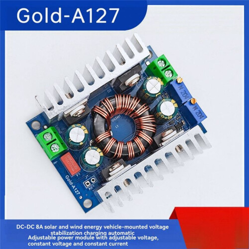 5-30V to 1.25-30V 8A Automatic Step /Down Converter Boost/Buck Voltage Regulator Module Charger Power Converter 1