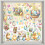 1Set Happy Easter Window Stickers Cute CartoonRabbit Easter Eggs Flowers Glass Sticker Easter Decoration 4