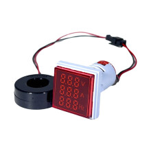 LED Digital Voltmeter Amperemeter Hertzmeter AC6-500V Signalleuchten Spannung Strom Frequenzmesser Anzeige Tester Rot