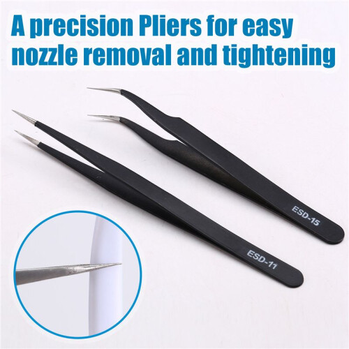 3D Printer Nozzle Cleaning Kit with Pliers, Cleaning Brush, and Deburring Tools for Efficient Unclogging and Maintenance 1