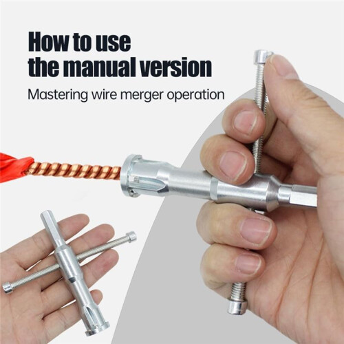 Wire Stripping and Twisting Tool,for Drill Wire Nut Twister Wire Stripper Cable Wire Connector Tool,Hex Shank Cable Wire 2