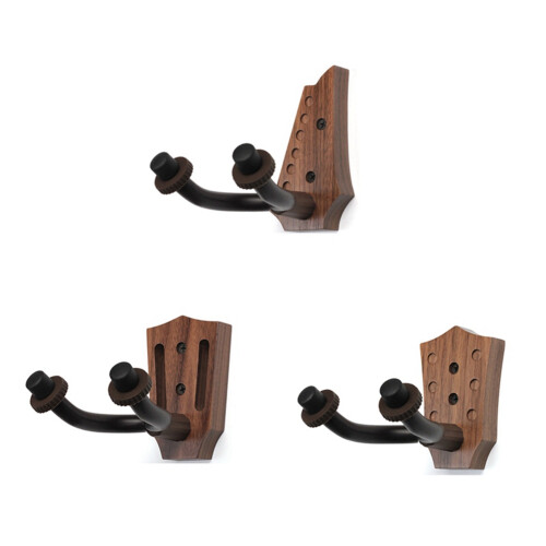 Multi-Styles Gitarr Väggmonterad Hängare Halkfri Instrumenthållare för Elektrisk Gitarr Headstock