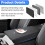 Center Console Cover for   2024 Accessories Armrest Cover Anti-Scratch Middle Console Pad Protector 4