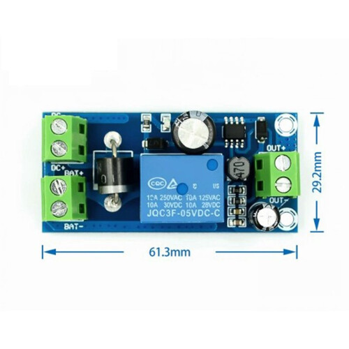 Power Supply Module 5-48V Relay Module Power-OFF Protection Module Automatic Switching Module Emergency Converter 1PCS 2