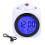 Projection Electronic Clock, English Clock Projection Clock Multi-Function Alarm Clock, LCD Projection Alarm Clock White 1