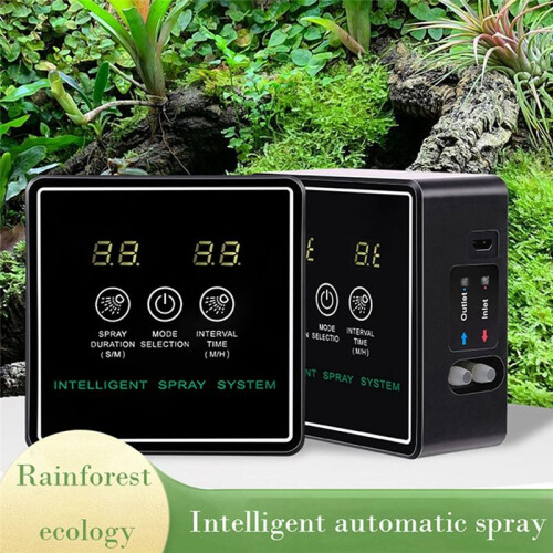 Touch Screen Automatic Mist Rainforest Sprays Intelligent Ecological Cylinder Electronic Timer Sprinkler System Kit 1