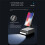 Mobile Phone Holder with  Speaker Led Light Built-in Microphone Portable Foldable Cell Phone Stand 7