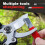 Portable Quick Knife Sharpener, Lawn Mower Dull Blade Sharpener, Multifunctional Garden Tool Sharpener,Black 4
