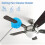 Ceiling Fan Cleaner Duster Telescopic Handle with Removable Cleaning  Reusable Microfiber Ceiling Fan Blade A 9