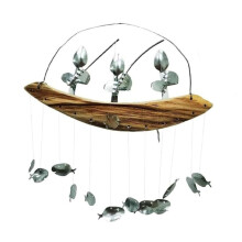 Handgefertigte Windspiel-Löffelfisch-Skulptur, Windspiel, Löffelfisch-Skulpturen, Windspiel, Dekoration für Den Außenbereich, Haus und Garten, A
